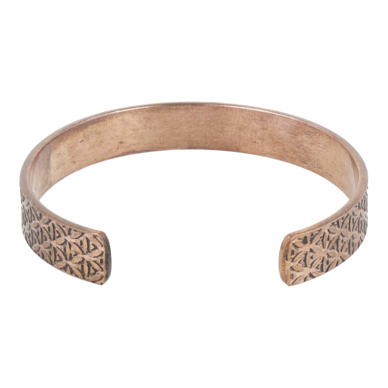 Armband koper Bloem des Levens motief magnetisch groothandel