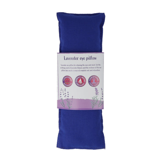 Augenkissen Lavendel - biologisch - blau