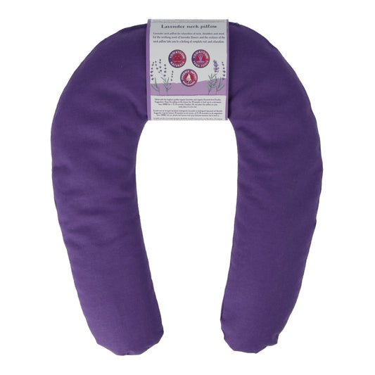 Coussin pour le cou Lavande Bio violet foncé