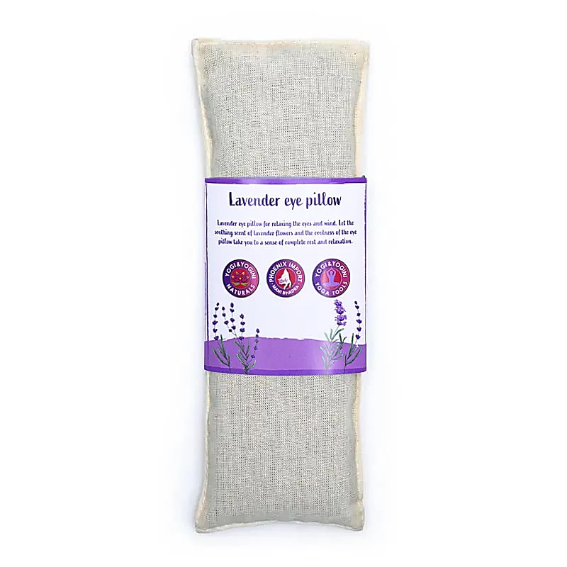 Augenkissen Lavendel biologisch beige