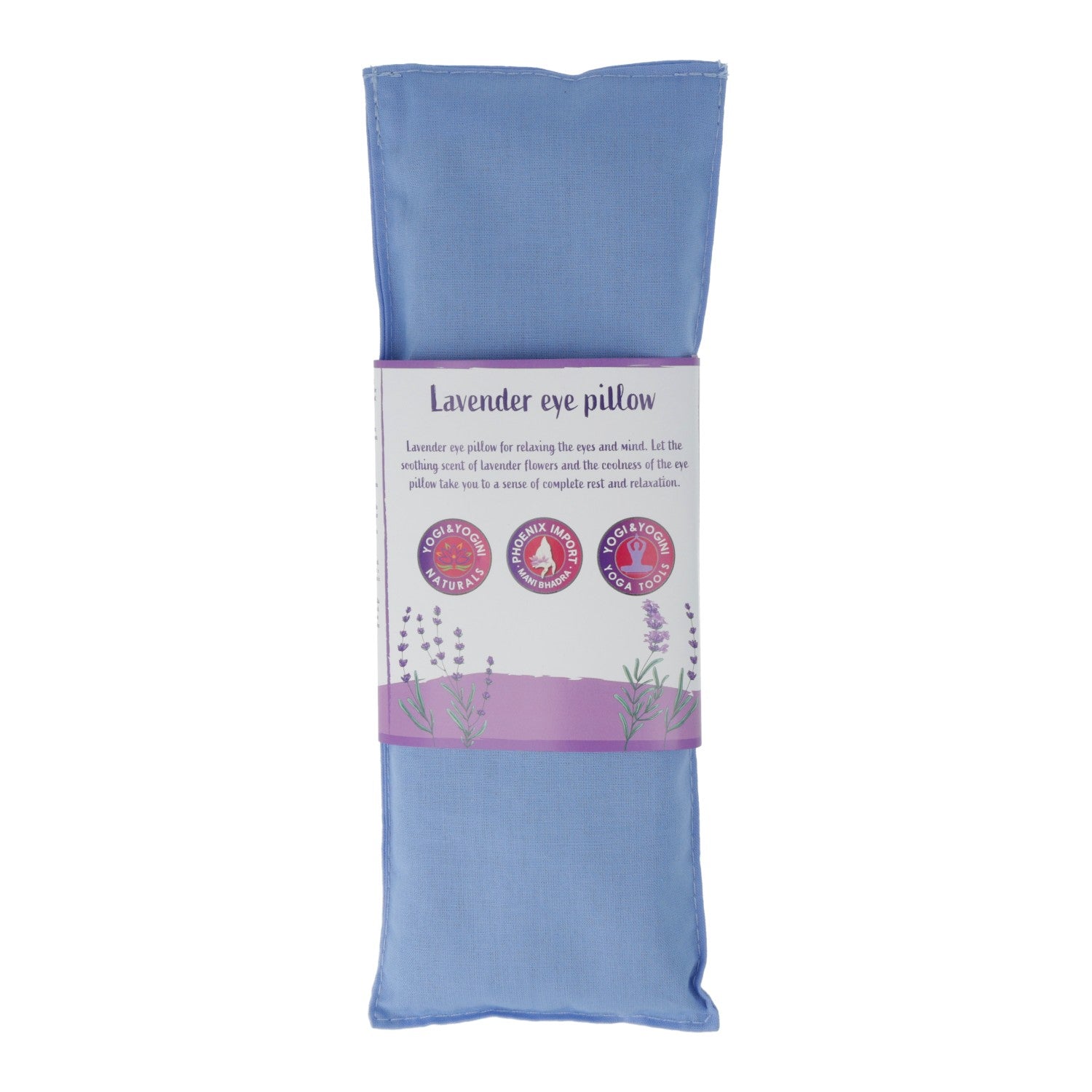 Eye pillow lavender organic light blue