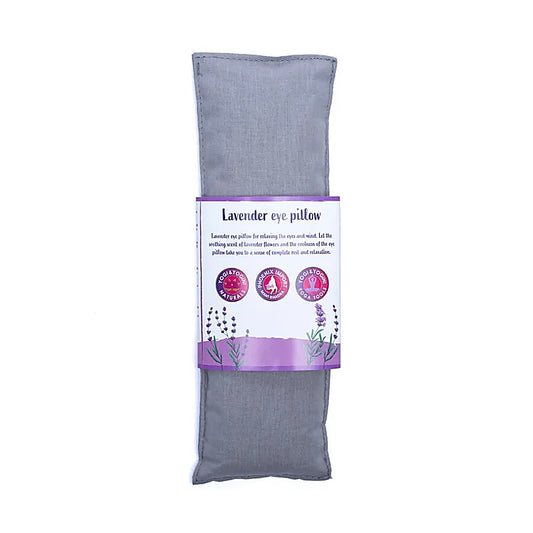 Oogkussen lavendel biologisch taupe