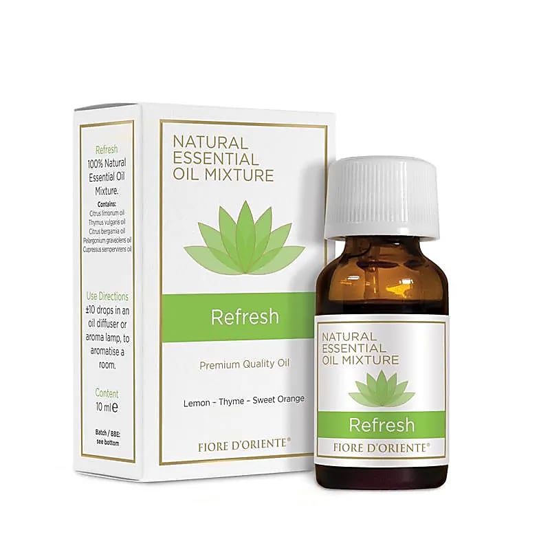 Mélange d'huiles essentielles rafraîchissante