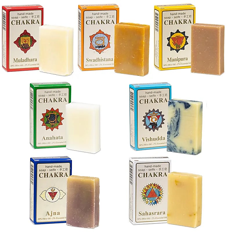 Set di 7 saponi dei Chakra