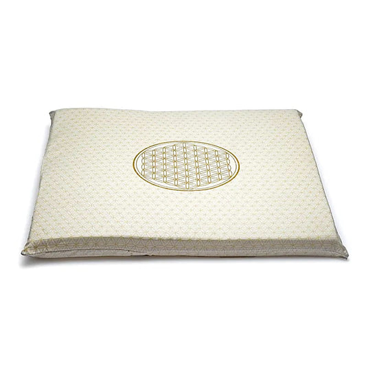 Meditation mat cover flower of life organic cotton (GOTS)