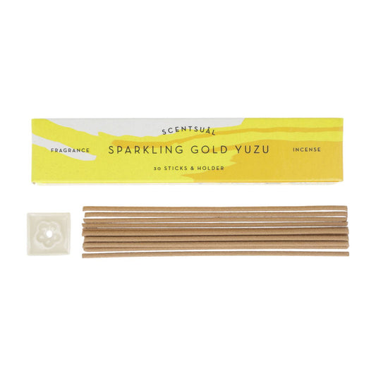 Scentsual Sprankelend Gouden Yuzu wierook - 38465