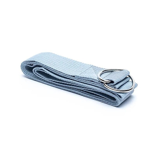 Cintura per yoga con anello a D cotone grigio