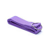 Cinturón de yoga c/hebilla D de algodón lila