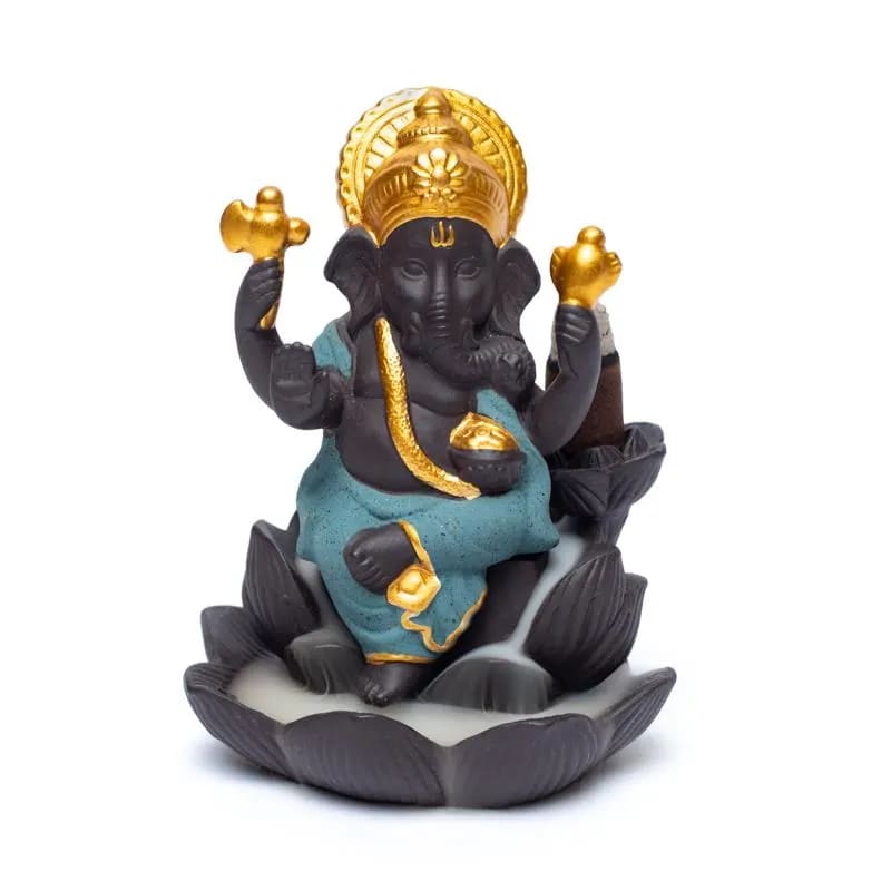 Brucia incenso a fontana Ganesh