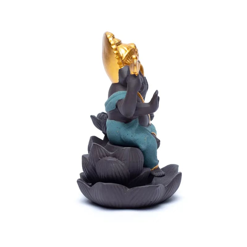 Brucia incenso a fontana Ganesh
