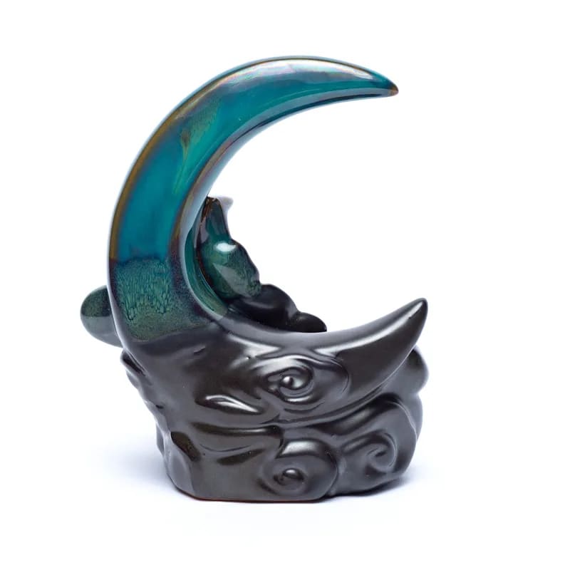 Backflow incense burner Moon