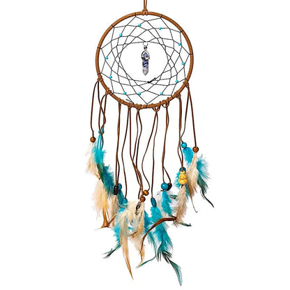Capteur de rêves sodalite avec pendule – ±13x45cm	 thumb
