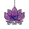 Fensterhänger Lotus lila