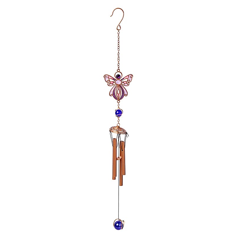 Carillon ange rose