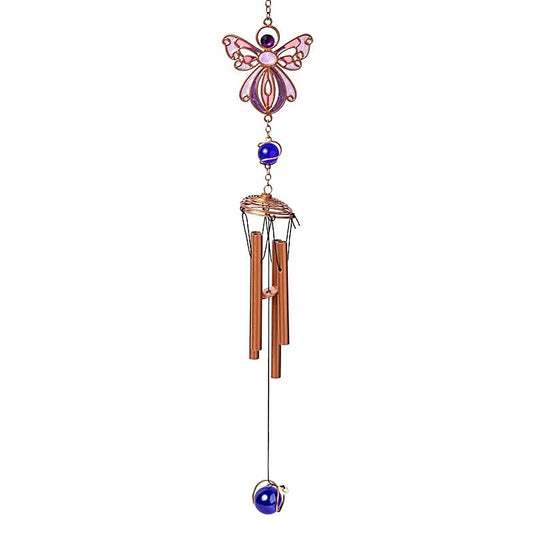 Windspiel Engel rosa
