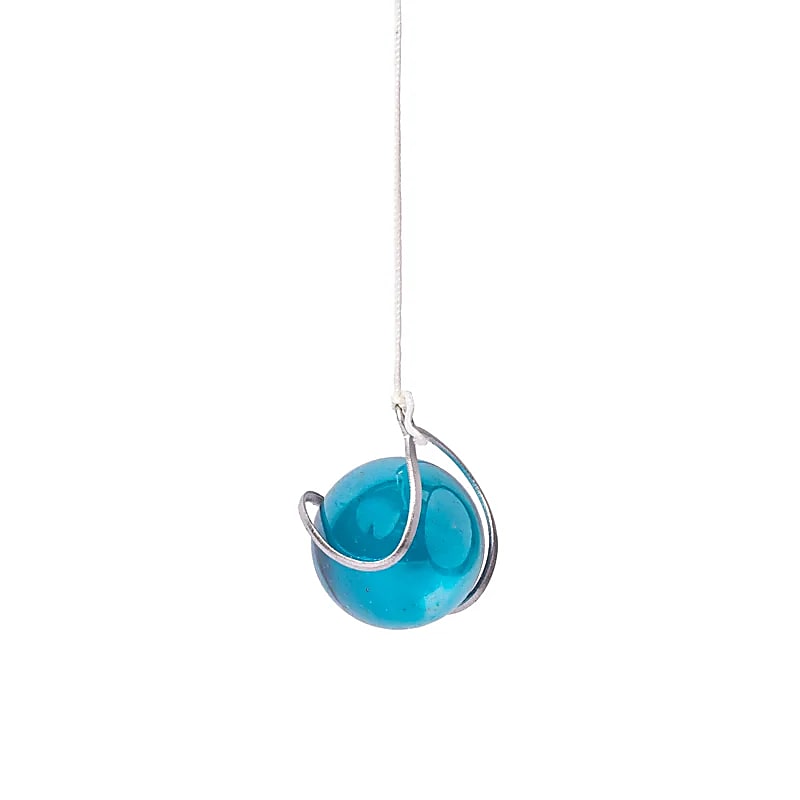 Carillon ange bleu Verre|Métal
