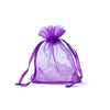 Organza cadeauzakje paars XS