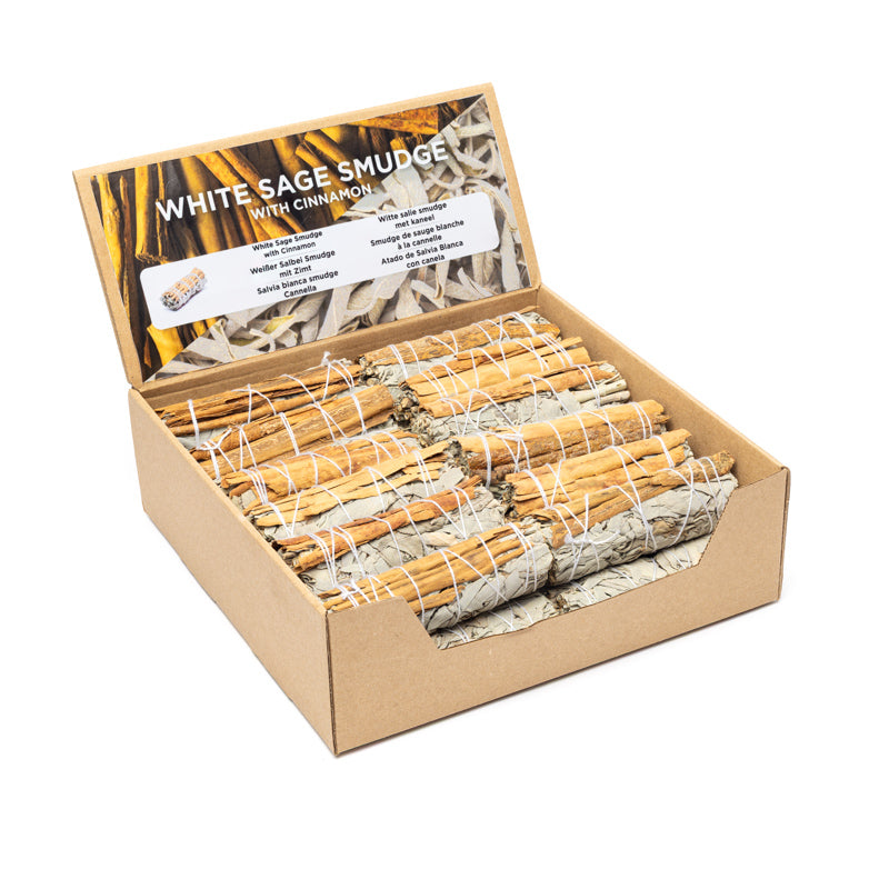 Atado de Salvia Blanca con canela S 24 uds en expositor
