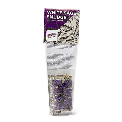 Smudge de Sauge Blanche avec sinuata violette lot de 2 de gros thumb