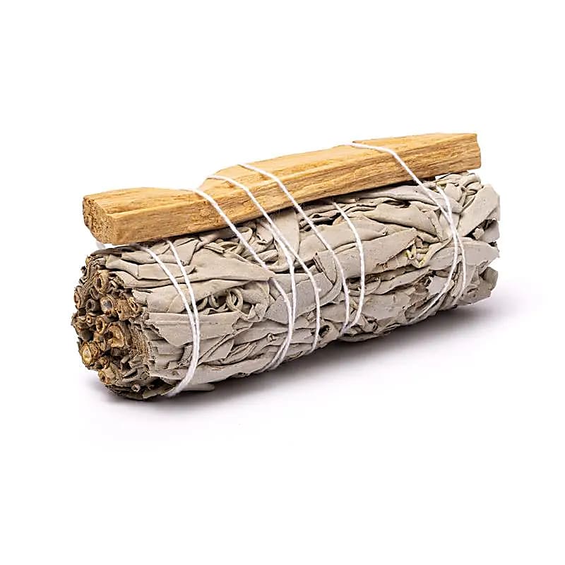 Weißer Salbei Smudge mit Palo Santo Set von 2