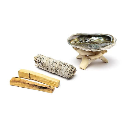 Set smudge Sauge Blanche & Palo Santo thumb
