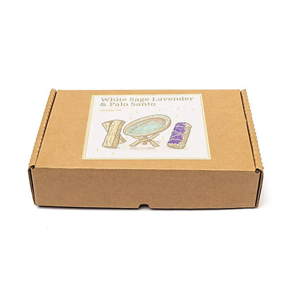 Set smudge Sauge Blanche, lavande &amp; Palo Santo de gros thumb