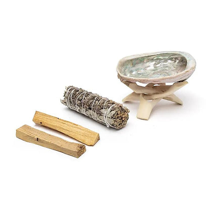 Set smudge Sauge Blanche, lavande & Palo Santo thumb