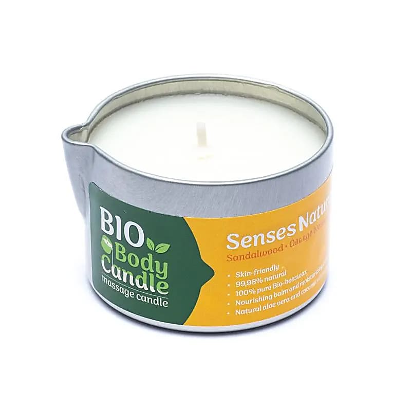 Organic massage candle sandalwood & orange blossom
