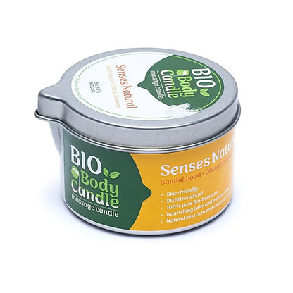 Organic massage candle sandalwood &amp; orange blossom wholesale thumb