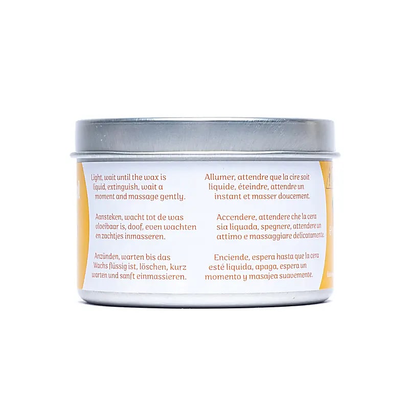 Organic massage candle sandalwood & orange blossom