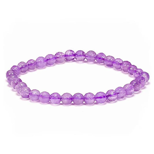 Pulsera de amatista facetado