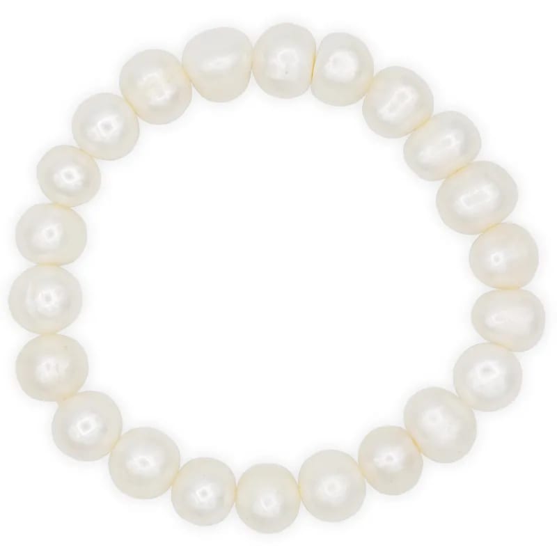 Bracelet white potato pearls wholesale