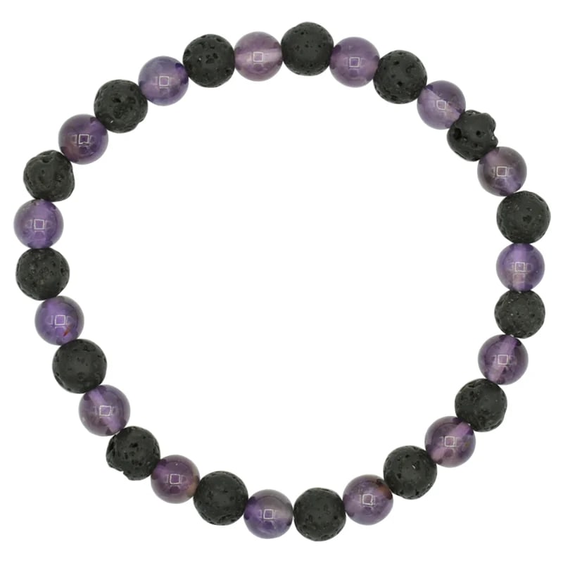Armband Lava / Amethyst