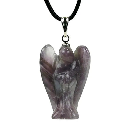 Engelen hanger amethist thumb
