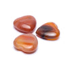 Pierres de souci coeurs Cornaline