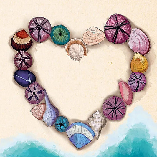 Doble tarjeta de felicitación Love