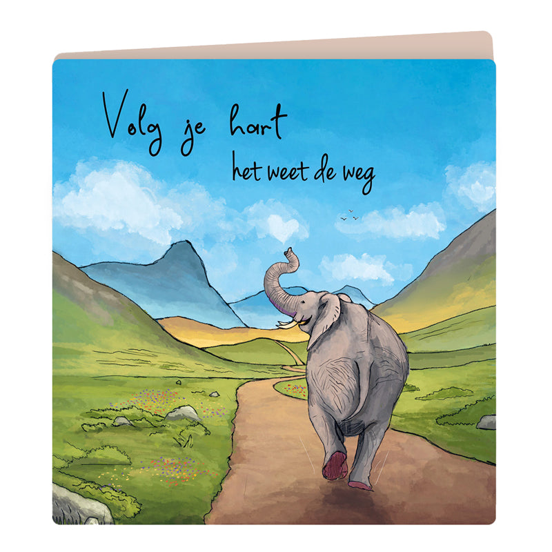 Dubbele kaarten Volg je hart.. de gros