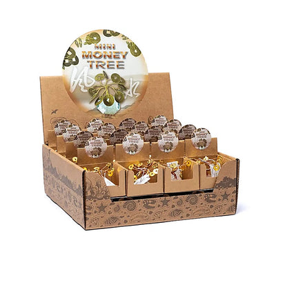 Mini présentoir d'arbre à monnaie avec 32 pièces - ± 4,5 cm ; ± 20g de gros thumb