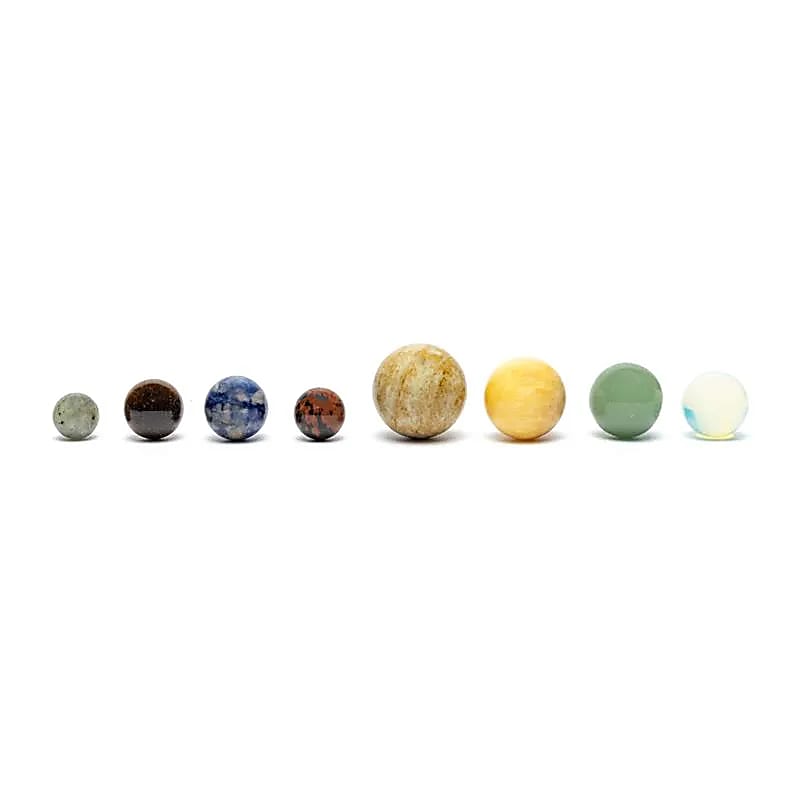 Geschenkbox 8 Planeten Steine