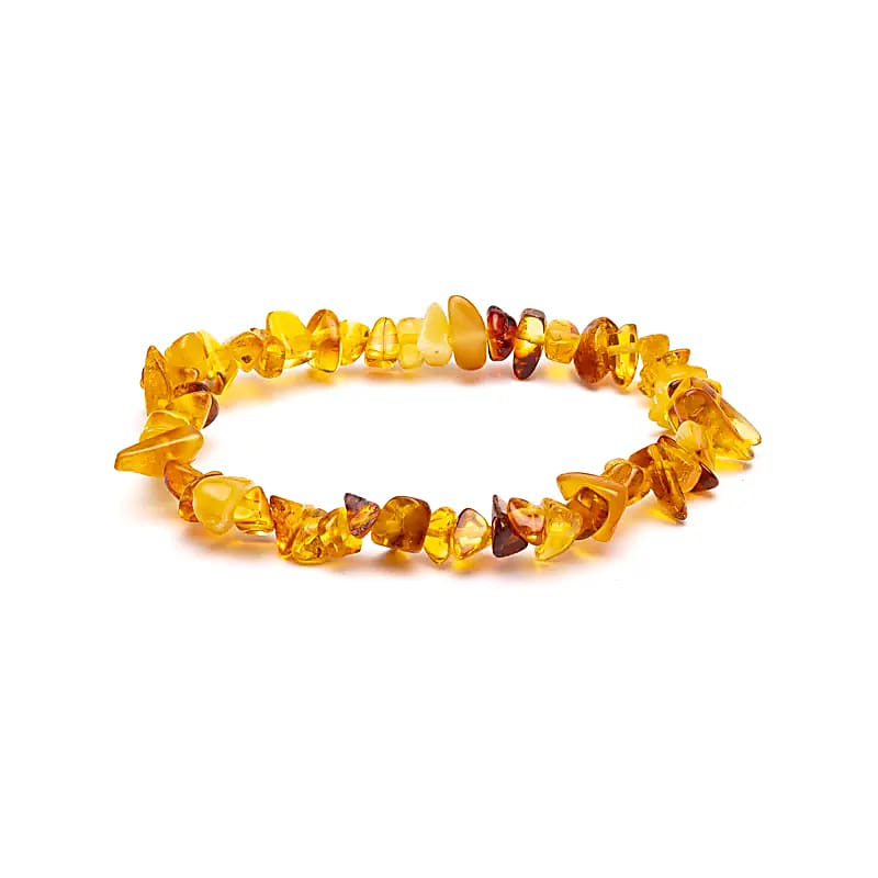 Bracelets d'ambre, 12 pièces, dans un coffret présentoir