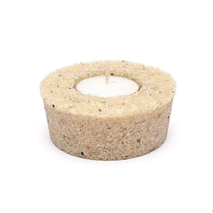 Bougeoir rond en cristal de roche thumb