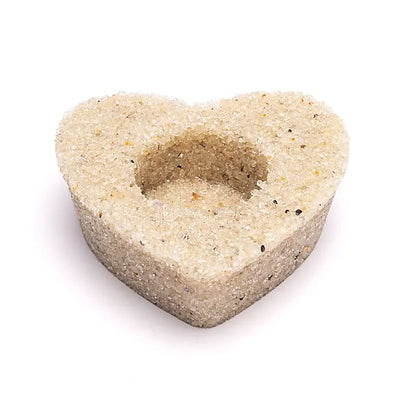 Candle holder heart rock crystal wholesale thumb