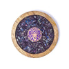 Untersetzer Holz Göttin, Amethyst & Lapislazuli