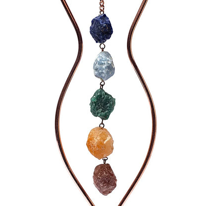 Raamhanger Maangodin &amp; chakra stenen groothandel thumb