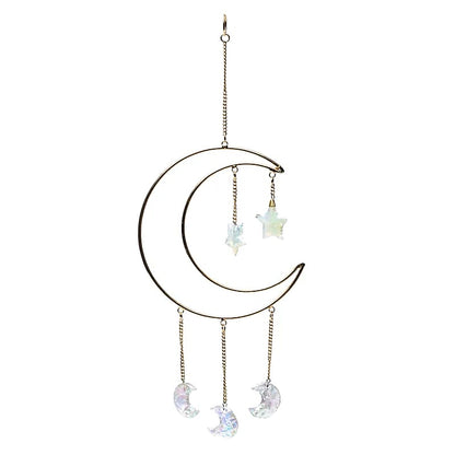 Pendente per finestre Luna crescente con lune Metallo thumb