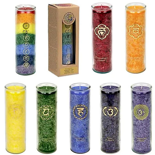 Candele Chakra confezione miste 12 x