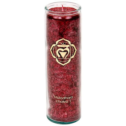Vela perfumada 1er chakra estearina 100 horas thumb