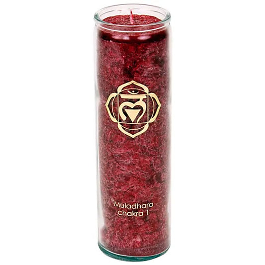 Vela perfumada 1er chakra estearina 100 horas