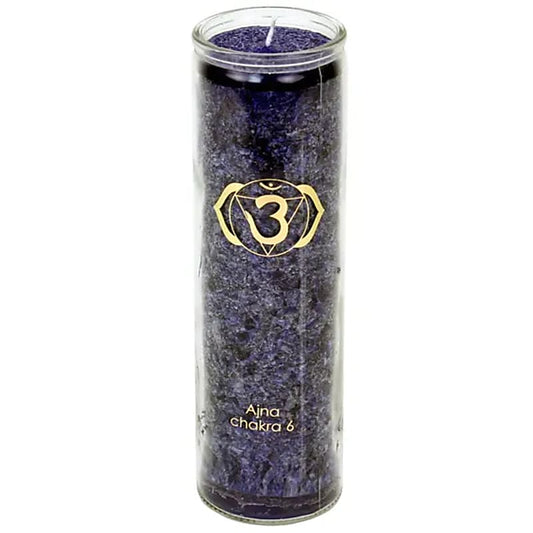Vela estearina - 6º chakra (Ajna)-100 horas
