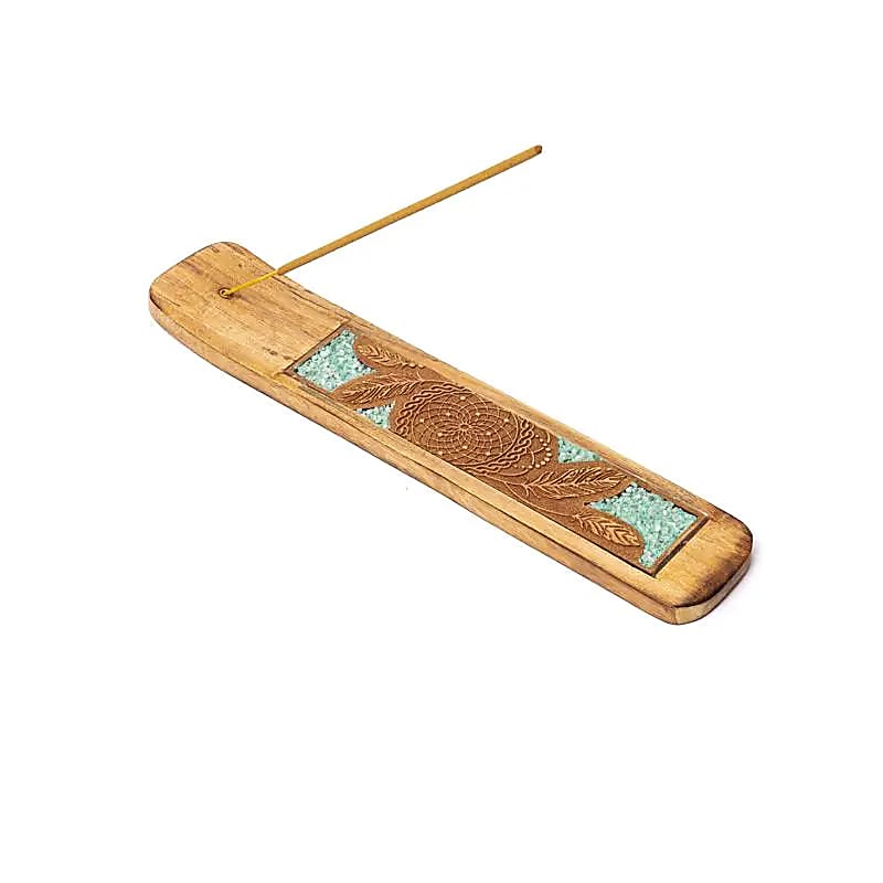 Incense holder dreamcatcher amazonite